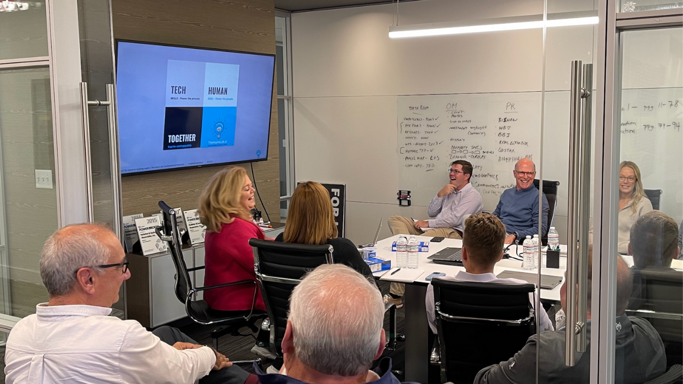 Erin Moran McCormick leading an AI training workshop